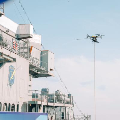 Air X Power washing Drone